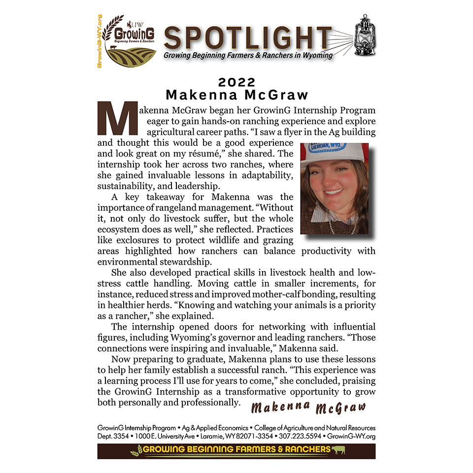 GrowinG Intern Spotlight image