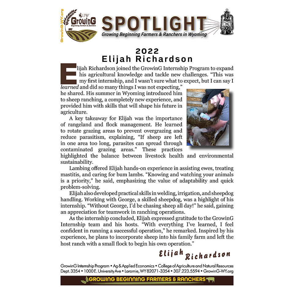 GrowinG Intern Spotlight image