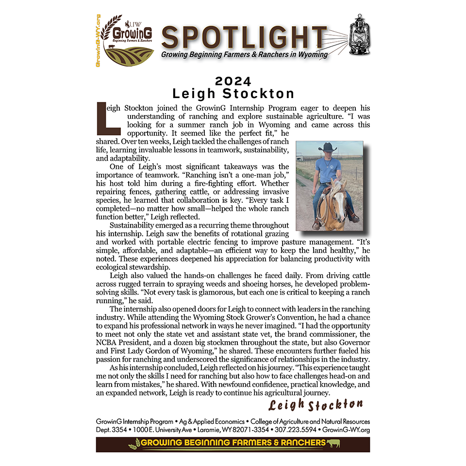 GrowinG Intern Spotlight image