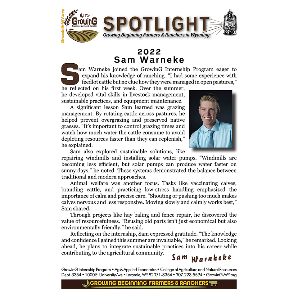 GrowinG Intern Spotlight image