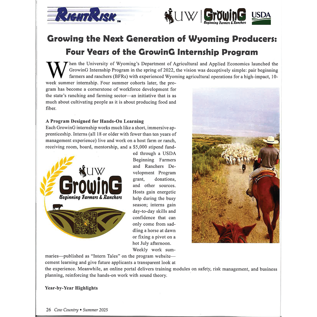 GrowinG Cow Country Magazine image