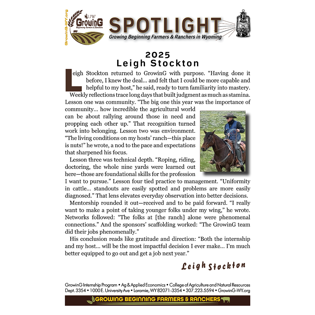 GrowinG Intern Spotlight image