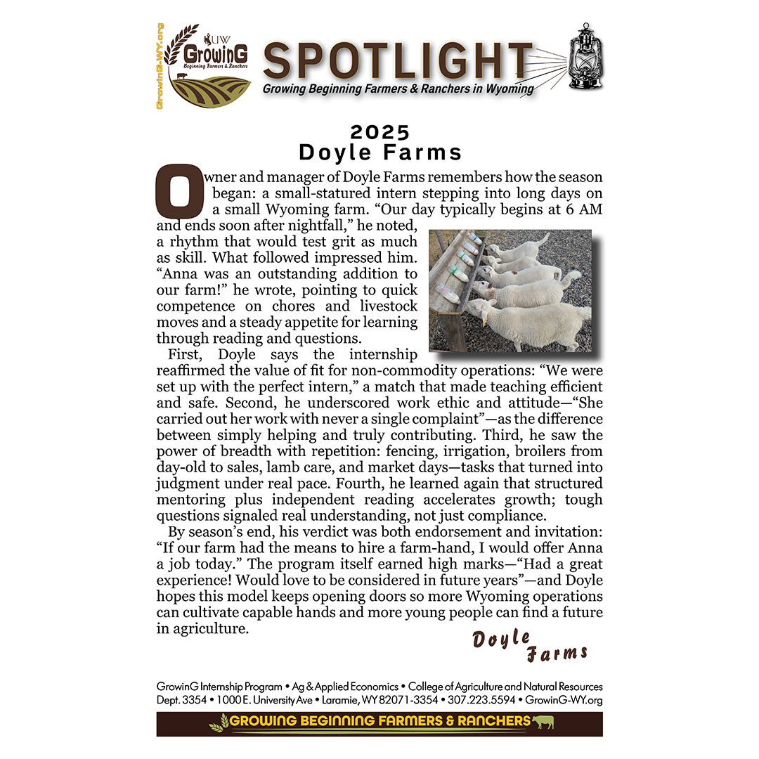 GrowinG Intern Spotlight image